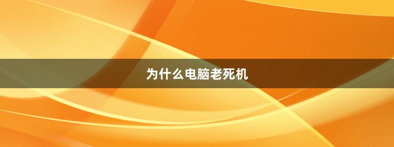 為什么電腦老死機